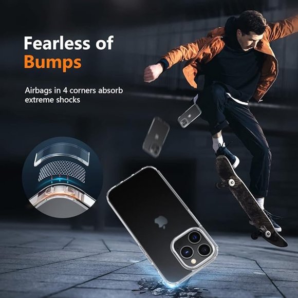 [3-in-1] iPhone 14 Pro Case with Lens & Screen Protectors - Brand New - Picture 5 of 8